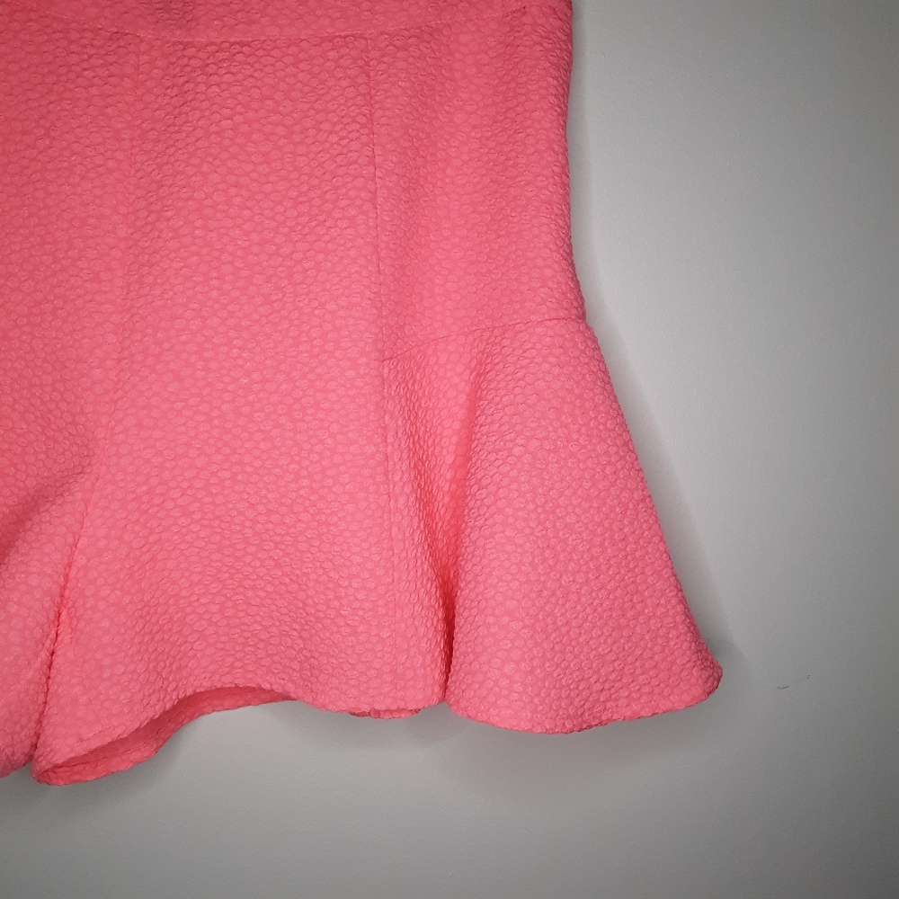 Line & Dot High Rise Flare Shorts - Picture 4 of 8